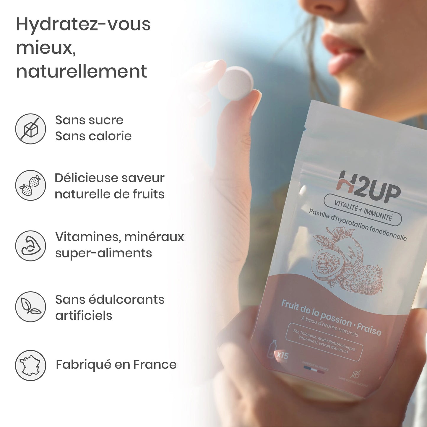 Fruit de la passion • fraise